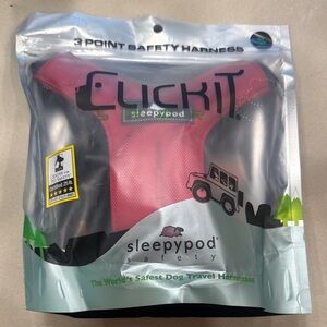 Sleepypod Clickit Dog Safety Harness - Red